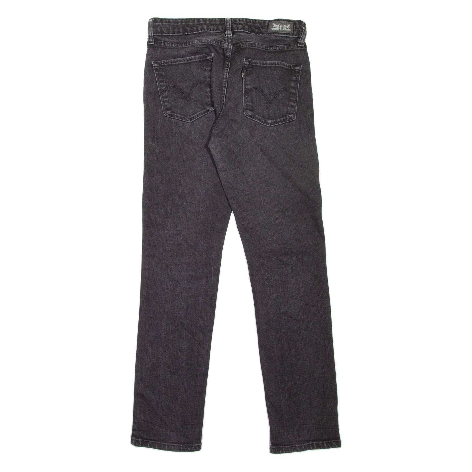 LEVI'S Mid Rise Womens Jeans Black Slim Skinny W30 L32