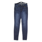 GUESS Womens Slim Fit Skinny Blue Denim Jeans W30 L31 Zip Cotton Blend
