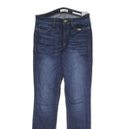 GUESS Womens Slim Fit Skinny Blue Denim Jeans W30 L31 Zip Cotton Blend