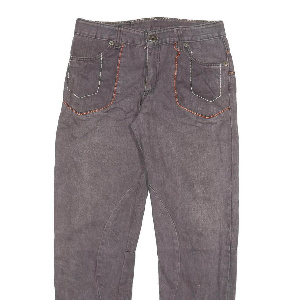 Mens Regular Fit Cotton Blend Blue Jeans W30 L31 Zip Pockets Casual Everyday