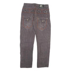 Mens Regular Fit Cotton Blend Blue Jeans W30 L31 Zip Pockets Casual Everyday