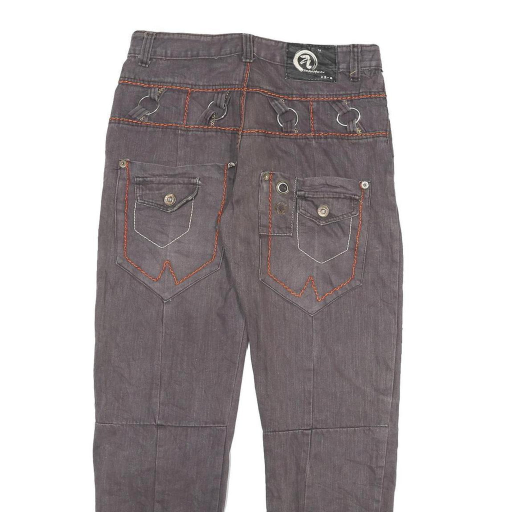 Mens Regular Fit Cotton Blend Blue Jeans W30 L31 Zip Pockets Casual Everyday