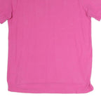CHAPS Mens Pink Short Sleeve Plain Polo Shirt L Embroidered Logo Casual Summer