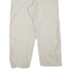 CARHARTT Mens Cotton Blend Beige Relaxed Straight Trousers W34 L27 Workwear Zip