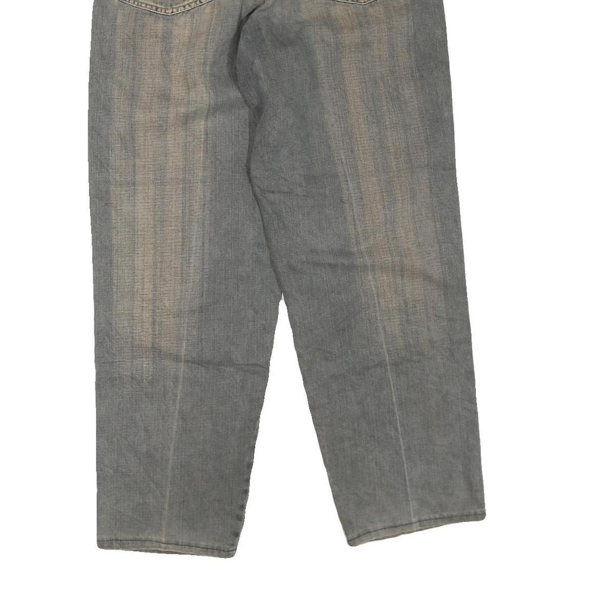 Womens Regular Fit Grey Cotton Blend Denim Jeans W30 L32 Zip Pockets