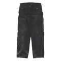 DICKIES Mens Black Regular Fit Straight Cotton Blend Trousers W28 L28 Workwear