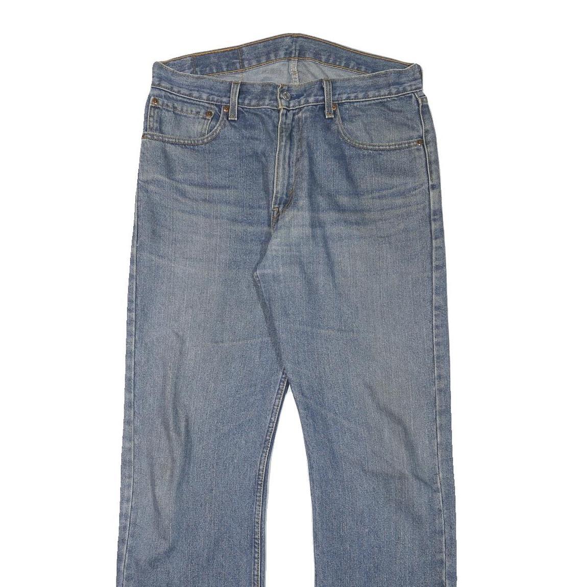 LEVI'S Mens Jeans Blue Regular Straight Denim Medium W32 L32 Classic Zip Cotton