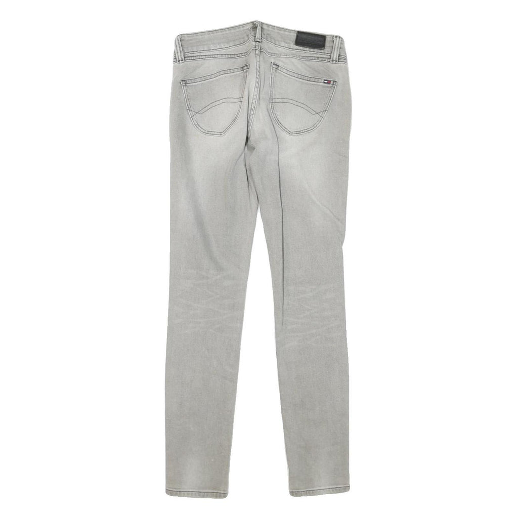 TOMMY HILFIGER Womens Jeans Slim Skinny Denim Light W26 L29 Zip Cotton Blend