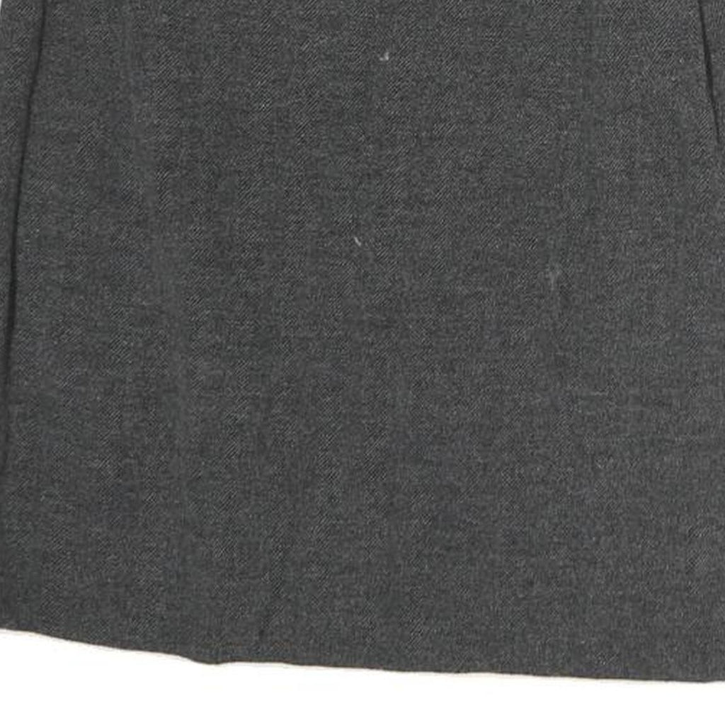 MAX MARA Womens Grey Pencil Knee Length Cotton Skirt UK 8 Classic Elegant