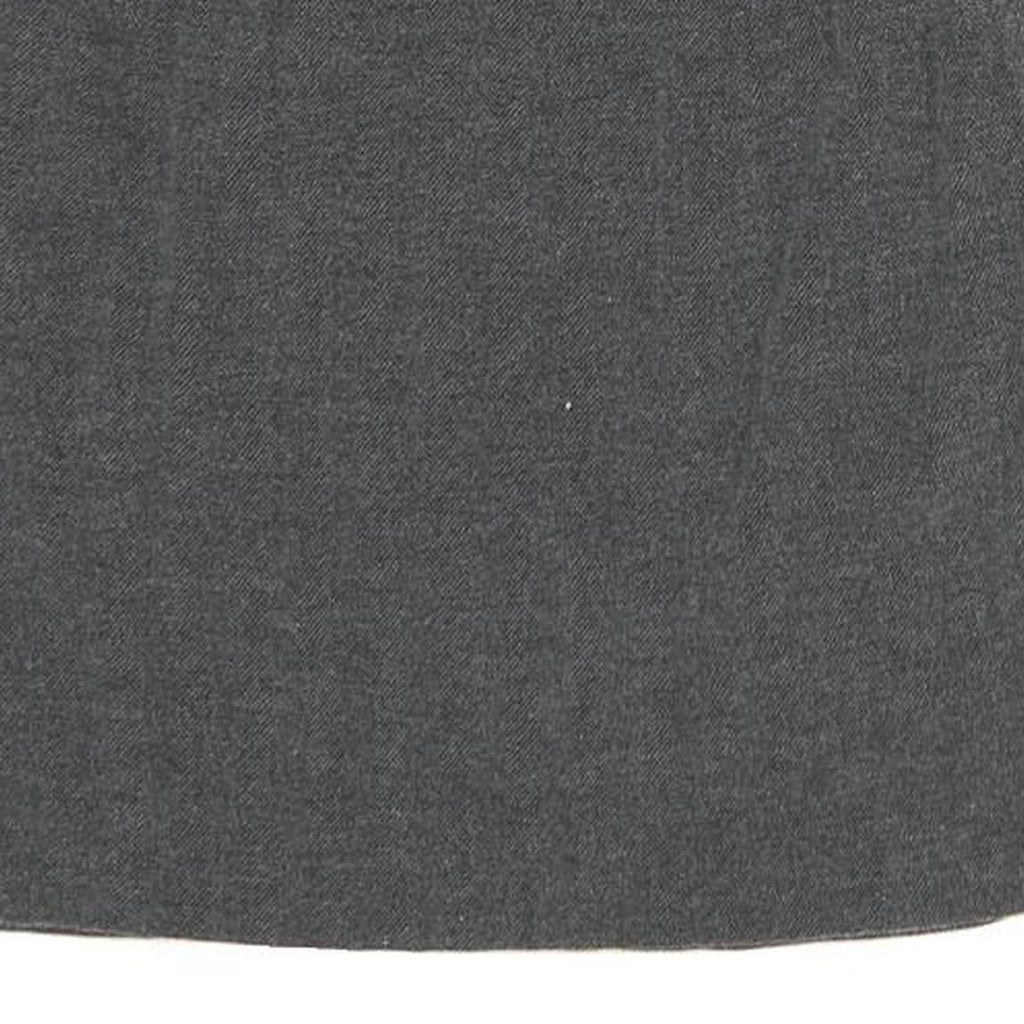 MAX MARA Womens Grey Pencil Knee Length Cotton Skirt UK 8 Classic Elegant