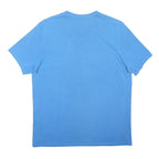 NIKE Mens Blue Graphic T-Shirt M Short Sleeve Crew Neck Casual Cotton Blend