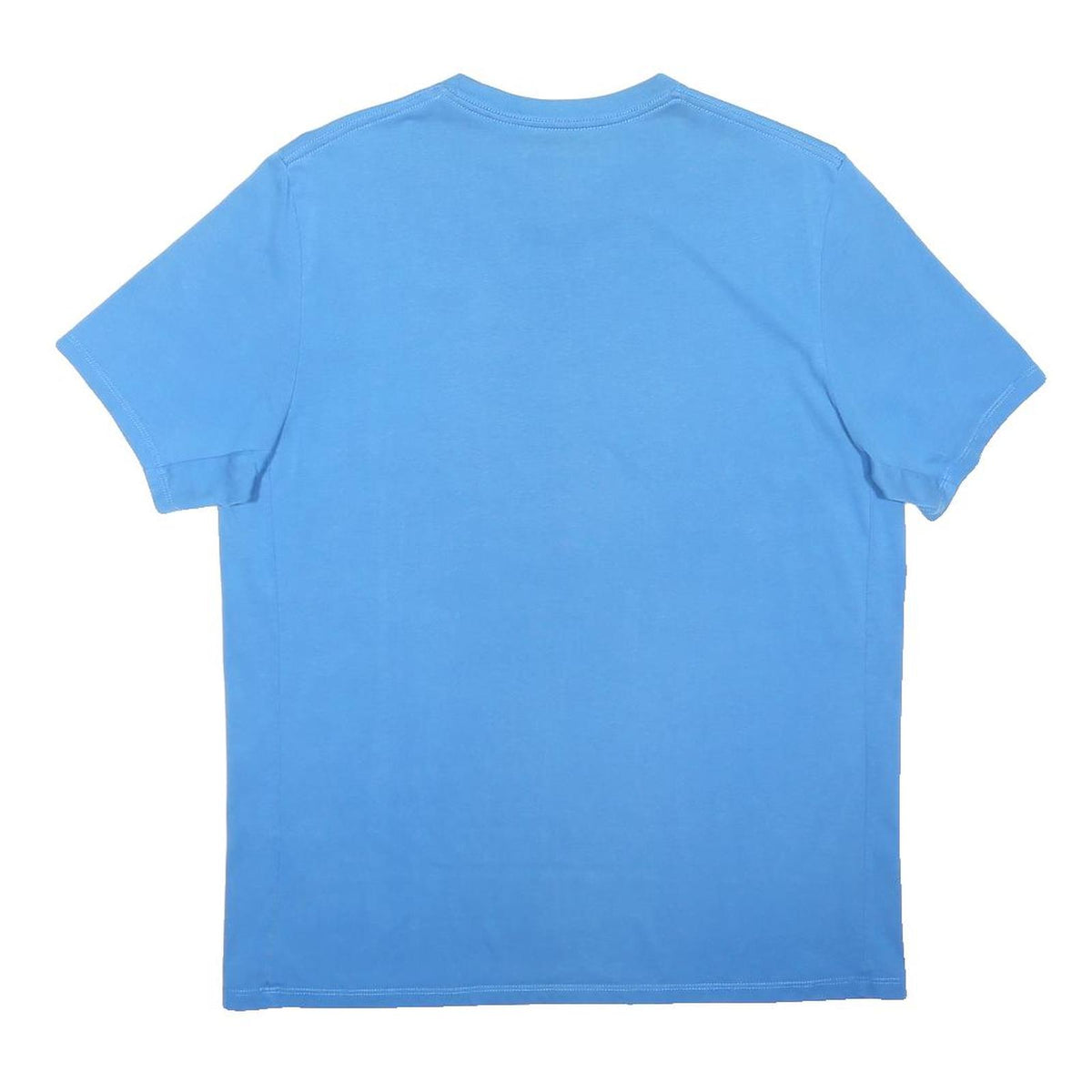 NIKE Mens Blue Graphic T-Shirt M Short Sleeve Crew Neck Casual Cotton Blend