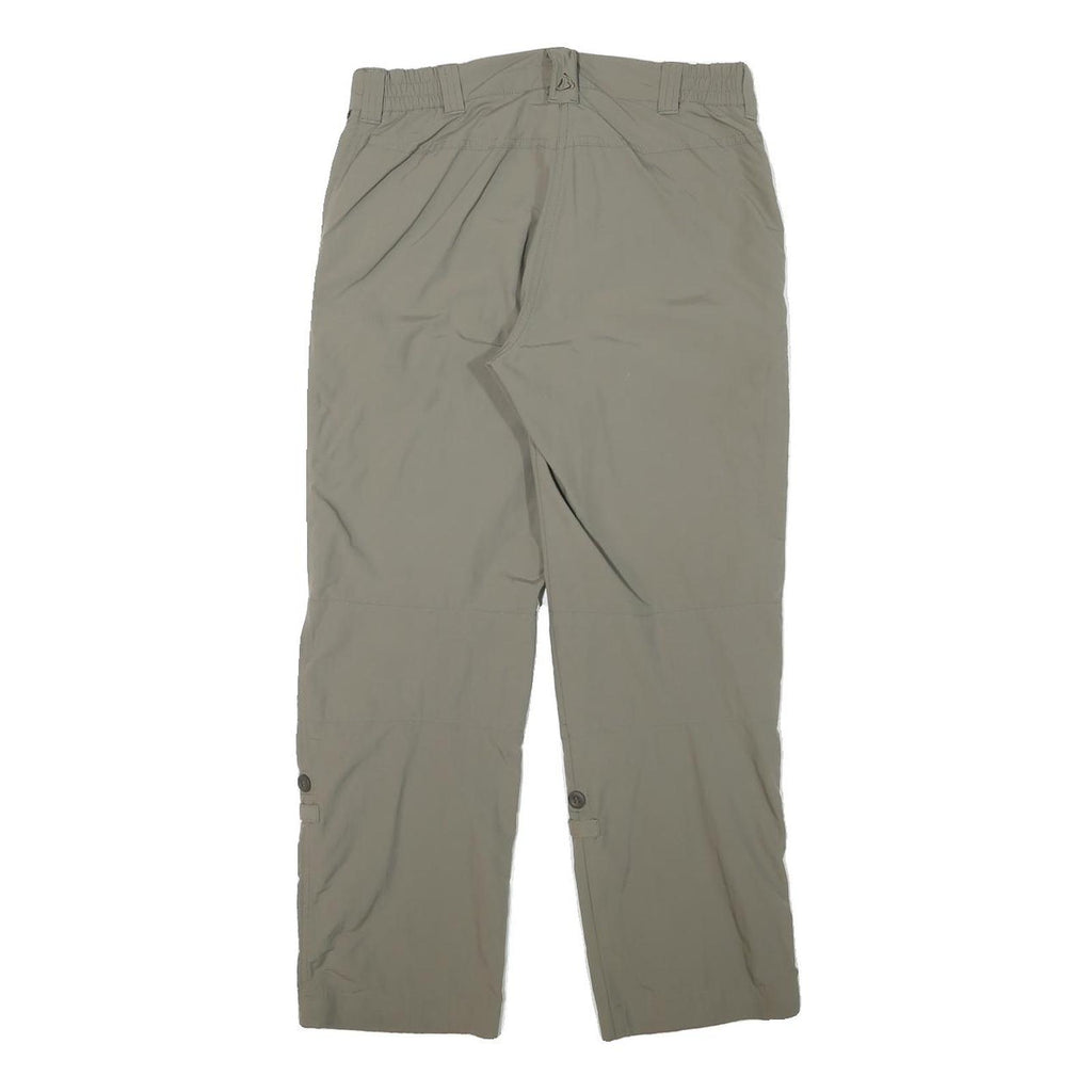 BERGSON Womens Polyester Blend Beige Regular Fit Straight Leg Trousers W29 L26