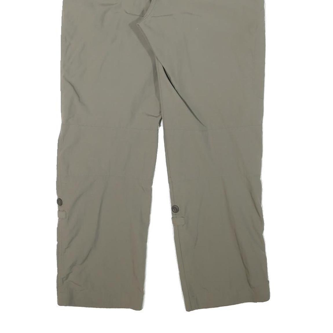 BERGSON Womens Polyester Blend Beige Regular Fit Straight Leg Trousers W29 L26