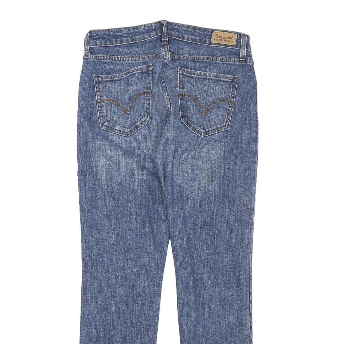 LEVI'S Womens Jeans Blue Slim Skinny Denim Medium W28 L28 Classic Zip Pocket