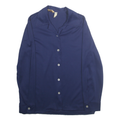 GAR-MET Womens Blue Shirt L Button Down Long Sleeve Classic Style