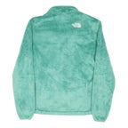 THE NORTH FACE Womens Green Jacket M Polyester Blend Fleece Outdoor Zip Soft