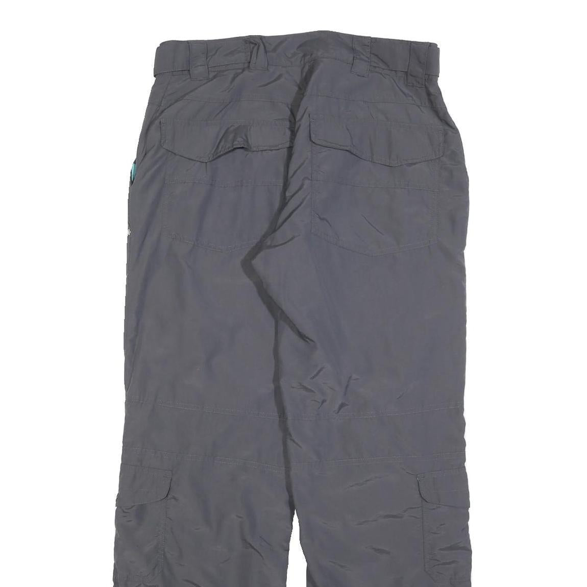 BPC Womens Polyester Blend Black Regular Straight Trousers W32 L32 Outdoor Zip