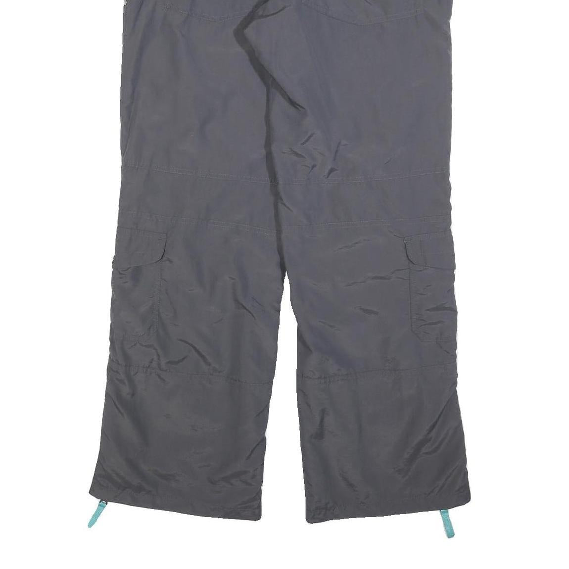 BPC Womens Polyester Blend Black Regular Straight Trousers W32 L32 Outdoor Zip