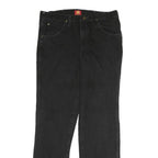 WRANGLER Mens Jeans Black Slim Straight Denim W32 L31 Classic Casual Wear
