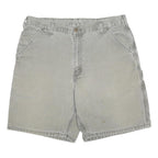 CARHARTT Mens Shorts Beige Casual Plain L W36 Workwear Cotton
