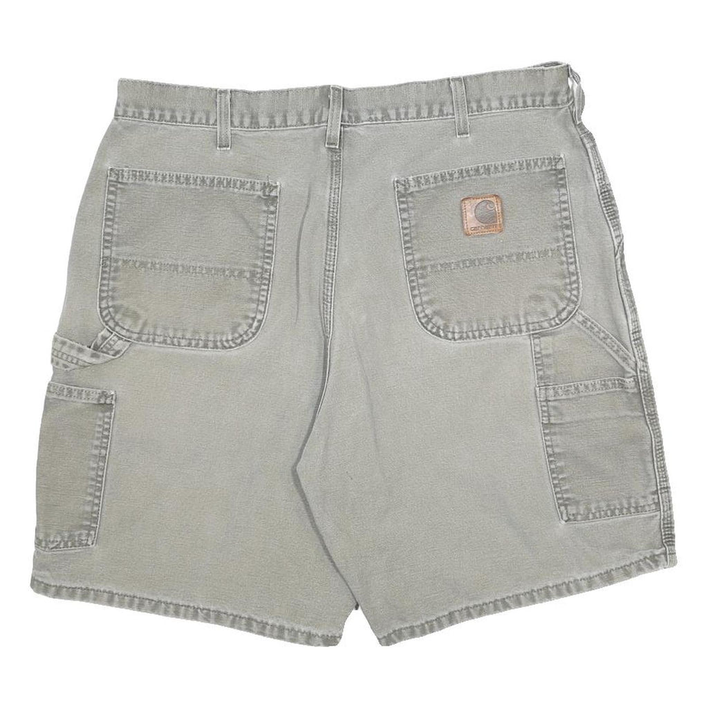 CARHARTT Mens Shorts Beige Casual Plain L W36 Workwear Cotton