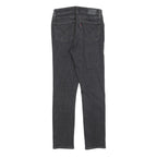 LEVI'S Womens Slim Black Denim Jeans W28 L30 Skinny Cotton Blend Zip