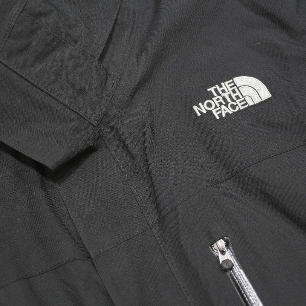 THE NORTH FACE Mens Black Outdoor Jacket M Nylon Woven Plain Zip Relaxed Fit