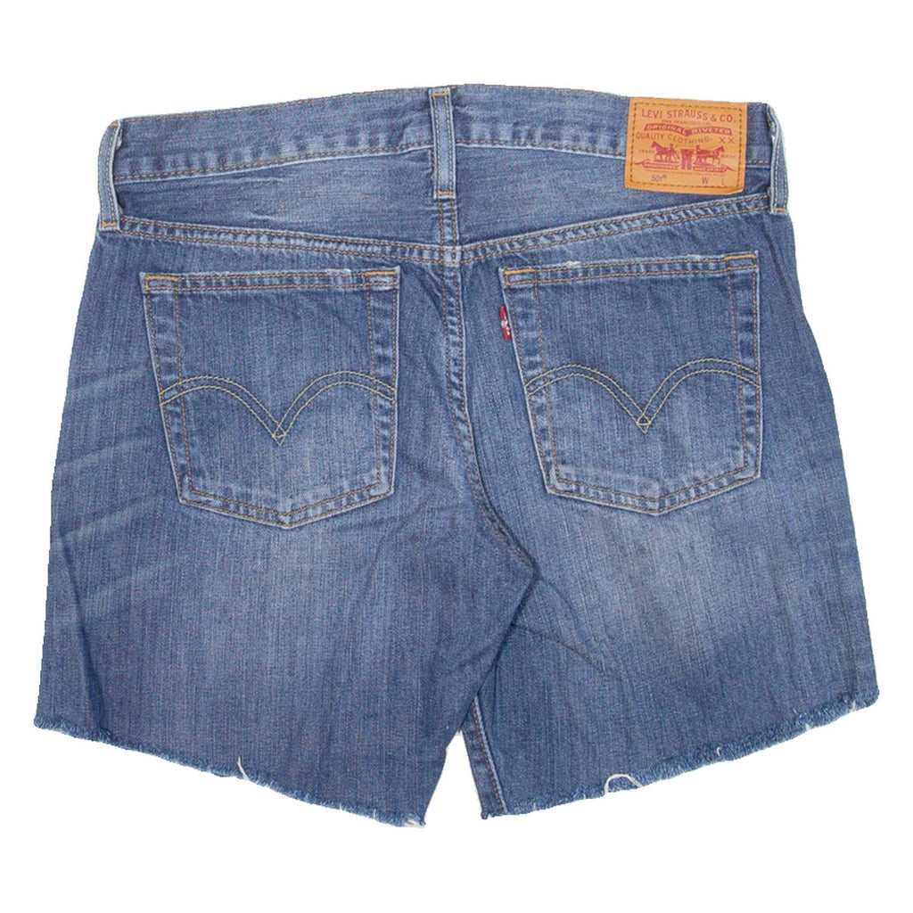 LEVI'S 501 Womens Denim Shorts Blue XS W26