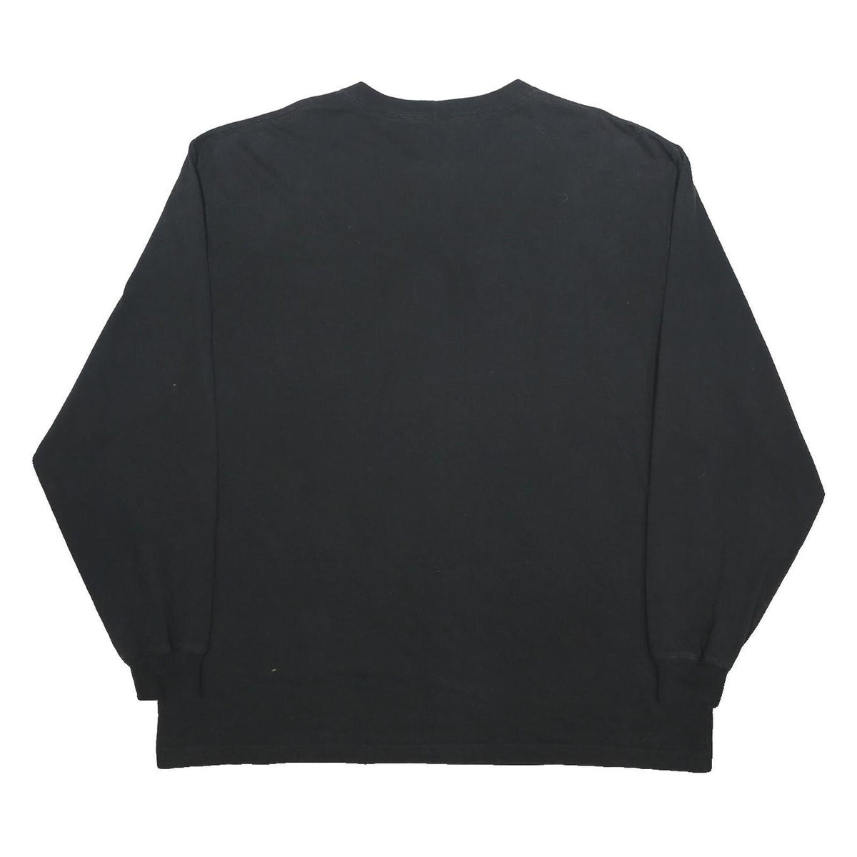CARHARTT Mens Black Long Sleeve Crew Neck Pocket T-Shirt XL Workwear Cotton