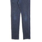 LEVI'S 510 Mens Jeans Blue Slim Skinny Denim Medium W31 L34 Zip Closure