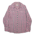 CARHARTT Womens Pink & Grey Check Shirt L Cotton Long Sleeve Casual Workwear