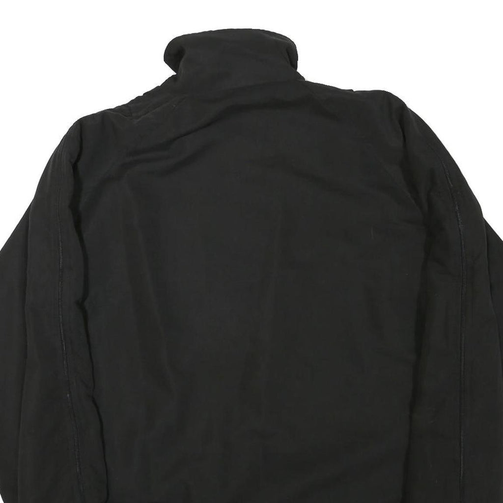 KAPPA Mens Black Jacket M Polyester Blend Track Plain Casual Zip Up
