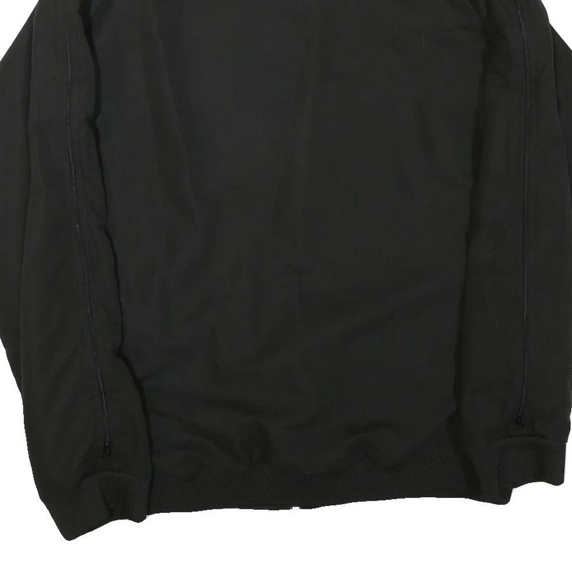 KAPPA Mens Black Jacket M Polyester Blend Track Plain Casual Zip Up