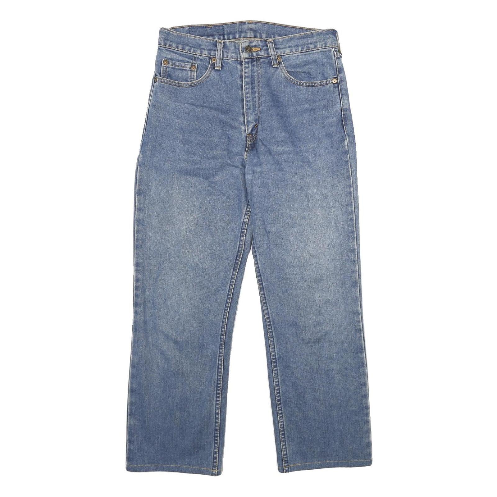 LEVI'S 511-0217 Mens Jeans Blue Slim Straight Denim Medium W30 L27 Classic Fit