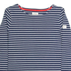 JOULES Womens Patterned Jumper Blue Striped Tight Knit UK 14