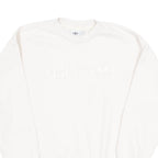 ADIDAS Womens Sweatshirt Cream UK 6