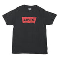 LEVI'S Mens Black & Red Graphic T-Shirt M Short Sleeve Crew Neck Casual