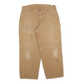 DICKIES Mens Jeans Beige Relaxed Straight Denim W32 L26 Workwear Utility