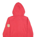 FJALLRAVEN Womens Red Hoodie Full Zip M Cotton Blend Casual Sweatshirt