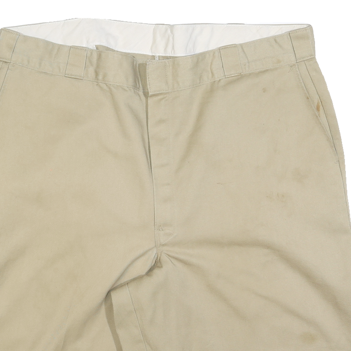 DICKIES Mens Shorts Beige Casual Plain 2XL W42 Cotton Blend Workwear