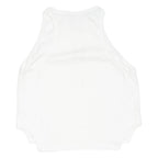 NIKE Cropped Womens Vest White Sleeveless M