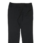 DOLCE & GABBANA Womens Black Wool Blend Regular Fit Straight Leg Trousers W34