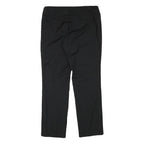 DOLCE & GABBANA Womens Black Wool Blend Regular Fit Straight Leg Trousers W34