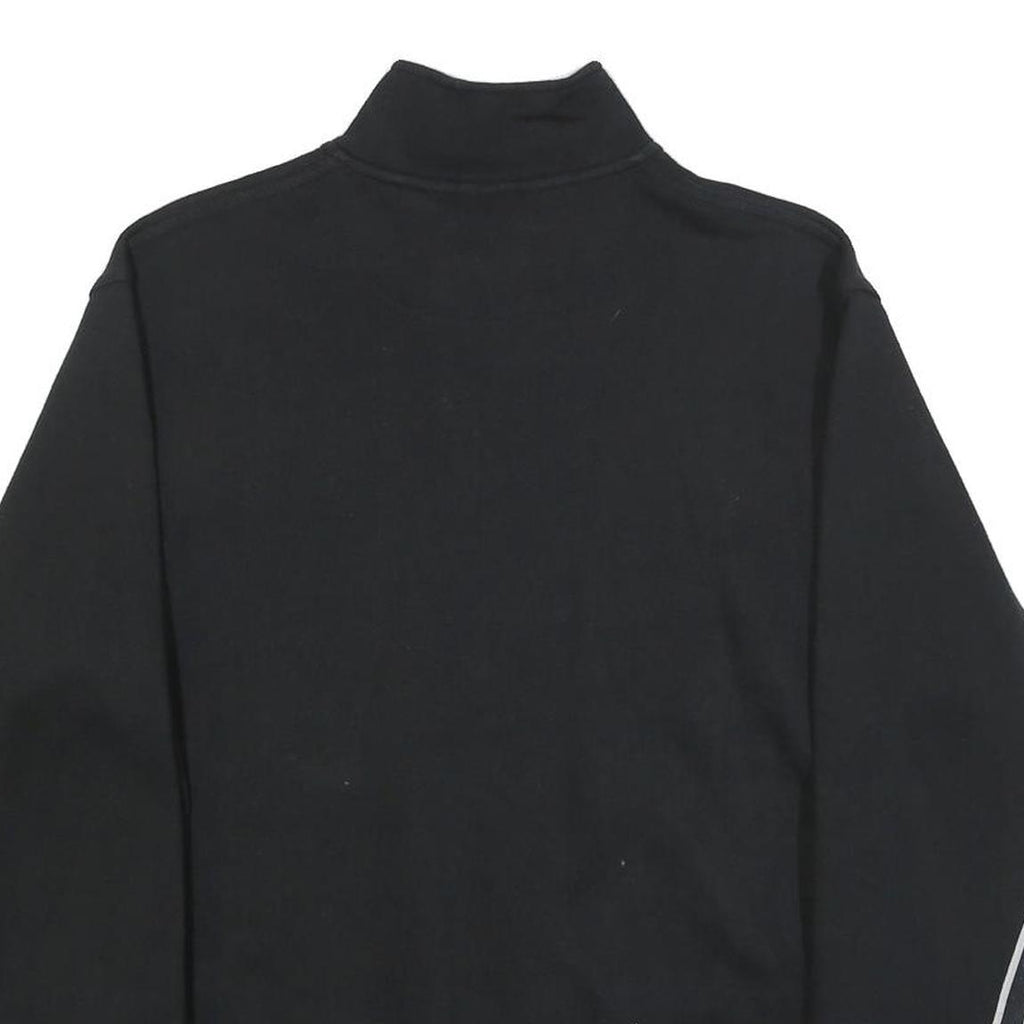 CHAMPION Mens Black & Grey Zip Jacket S Cotton Blend Sport Casual Lightweight