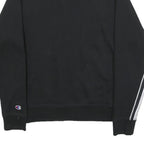 CHAMPION Mens Black & Grey Zip Jacket S Cotton Blend Sport Casual Lightweight