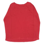 HARLEY DAVIDSON Womens Red Crew Neck XL Sweatshirt Polyester Blend Logo
