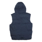 SOUL CAL & CO Womens Navy Blue Hooded Puffer Jacket 2XL Polyester Blend Zip