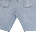WRANGLER Mens Denim Shorts Light Blue Casual Regular Fit L W36 Cotton