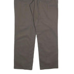 CARHARTT Mens Cotton Brown Relaxed Straight Trousers W36 L32 Workwear Casual